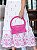 Vestido 100% Algodão com bordado barrado pink. - Imagem 5