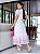 Vestido 100% Algodão com bordado barrado pink. - Imagem 4