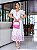 Vestido 100% Algodão com bordado barrado pink. - Imagem 6