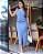 Conjunto Alfaiataria no Denim bordado Azul Claro - Imagem 3