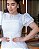 Vestido com bordados cordonê e detalhes em guipir 4 marias Branco OFF - Imagem 4