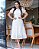 Vestido com bordados cordonê e detalhes em guipir 4 marias Branco OFF - Imagem 7