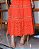 vestido Caqui maduro com botoes funcional e laise premium Longuete - Imagem 5