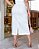 Tubinho com bolso e botões frontal Branco OFF - Imagem 6