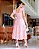 vestido de alça com babado tres marias rosa bailarina midi - Imagem 2