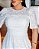 Vestido Princesa na laise Luxo Branca OFF midi - Imagem 8