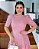 Vestido Princesa na laise Luxo Rose midi - Imagem 10