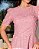 Vestido Princesa na laise Luxo Rose midi - Imagem 3