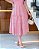 Vestido Princesa na laise Luxo Rose midi - Imagem 11