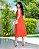 Vestido regata com bolso embutido Midi Telha - Imagem 2