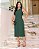 Vestido regata com bolso embutido midi Verde Broto - Imagem 1