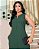 Vestido regata com bolso embutido midi Verde Broto - Imagem 4