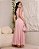 vestido frente unica longo Rosa Chá - Imagem 2