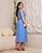 Chemise Tubinho com bolso frontal cor Azul Midi - Imagem 2