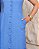 Chemise Tubinho com bolso frontal cor Azul Midi - Imagem 3
