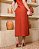 Chemise Tubinho com bolso frontal cor Terra Midi - Imagem 5