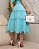 Vestido com Botões funcional Azul Tiffany Longuete - Imagem 4