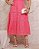 Vestido com Botões funcional Flamingo Longuete - Imagem 5
