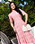 Vestido Realeza detalhes em guipir Rosa Blush - Imagem 4