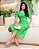 Vestido Bordado Flor Verde Lima Midi - Imagem 5
