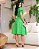Vestido Bordado Flor Verde Lima Midi - Imagem 2
