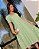 Vestido Bordado Verde Pastel decote Coração Midi - Imagem 5
