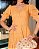 Vestido Bordado Flor Ouro Velho Midi - Imagem 6