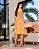 Vestido Bordado Flor Ouro Velho Midi - Imagem 2