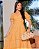 Vestido Bordado Flor Ouro Velho Midi - Imagem 5