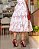 vestido com bordado vermelho 3 marias midi - Imagem 4