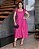 Vestido de alça com babado e saia de Pegras Fúcsia - Imagem 6