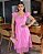 Vestido de alça com babado e saia de Pegras Rosa Persa - Imagem 5