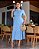 Vestido Bordado com Botões Funcional Azul Caribe - Imagem 6