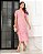 Vestido Bordado com Botões Funcional Rosa Thulian Midi - Imagem 6