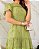 Vestido honra em guipir Verde Pear midi - Imagem 4