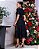 Vestido Realeza detalhes em guipir Preto - Imagem 2