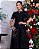 Vestido Realeza detalhes em guipir Preto - Imagem 5