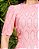Vestido Realeza detalhes em guipir Rosa Blush - Imagem 3