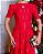 Vestido Realeza detalhes em guipir Vermelho paixão - Imagem 3