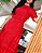Vestido Realeza detalhes em guipir Vermelho paixão - Imagem 6