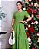 Vestido Cordone detalhes em guipir Verde Pistache - Imagem 6