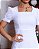 Vestido Cordone detalhes em guipir Branco Neve - Imagem 3
