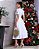 Vestido Cordone detalhes em guipir Branco Neve - Imagem 2