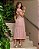 Vestido Renda Guipir Rose Gold Longuete - Imagem 2