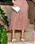 Vestido Renda Guipir Rose Gold Longuete - Imagem 4