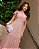 Vestido Renda Guipir Rose Gold Longuete - Imagem 6