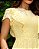 Vestido Renda e Guipir Amarelo Riqueza Longuete - Imagem 3