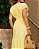 Vestido Renda e Guipir Amarelo Riqueza Longuete - Imagem 6