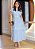 Vestido Renda Guipir azul baby Longuete - Imagem 11