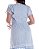 Vestido Renda Guipir azul baby Longuete - Imagem 8